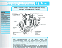 Tablet Screenshot of ligro.org